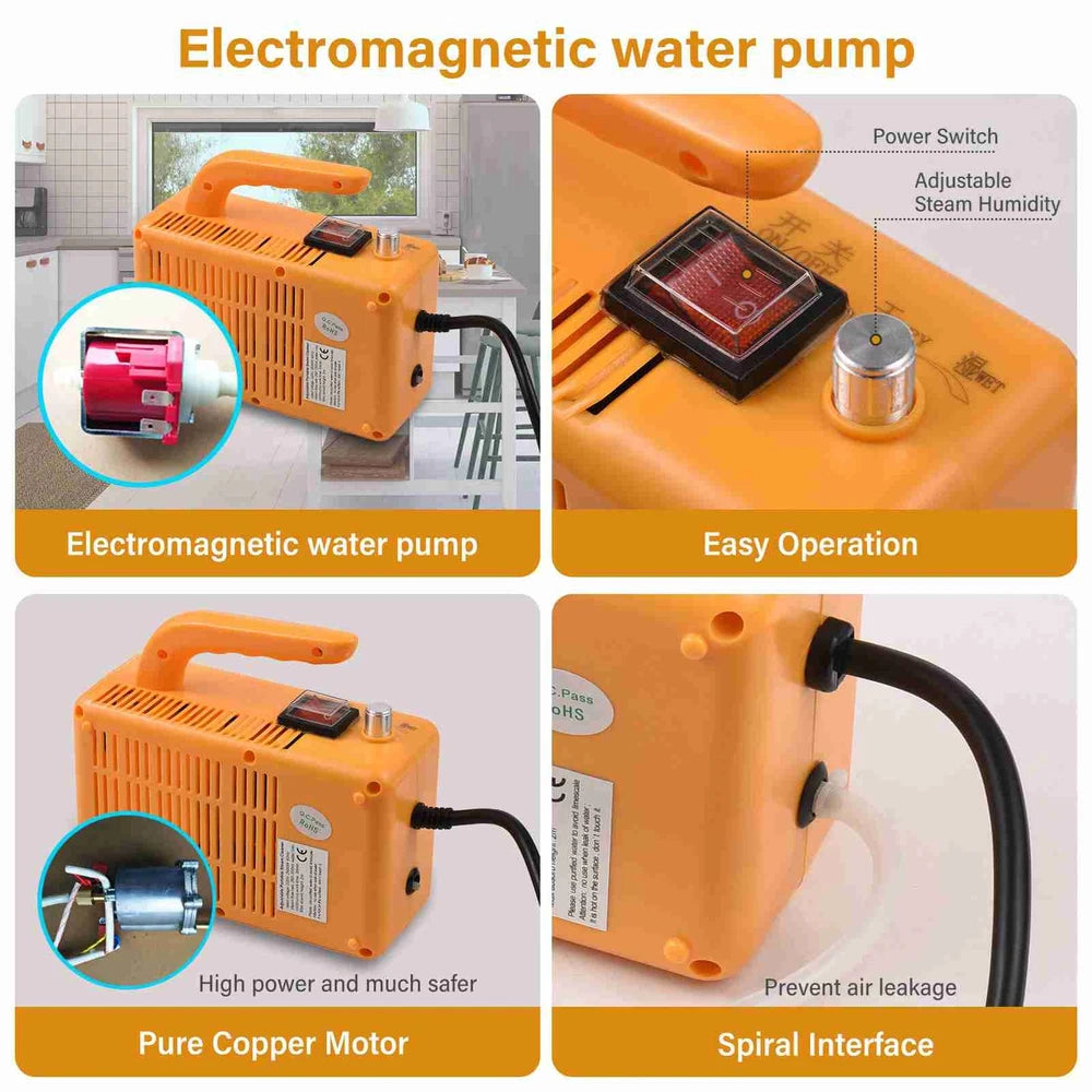 1700W High Temperature Steam Vacuum Cleaner Commercial High Pressure Washer Kit