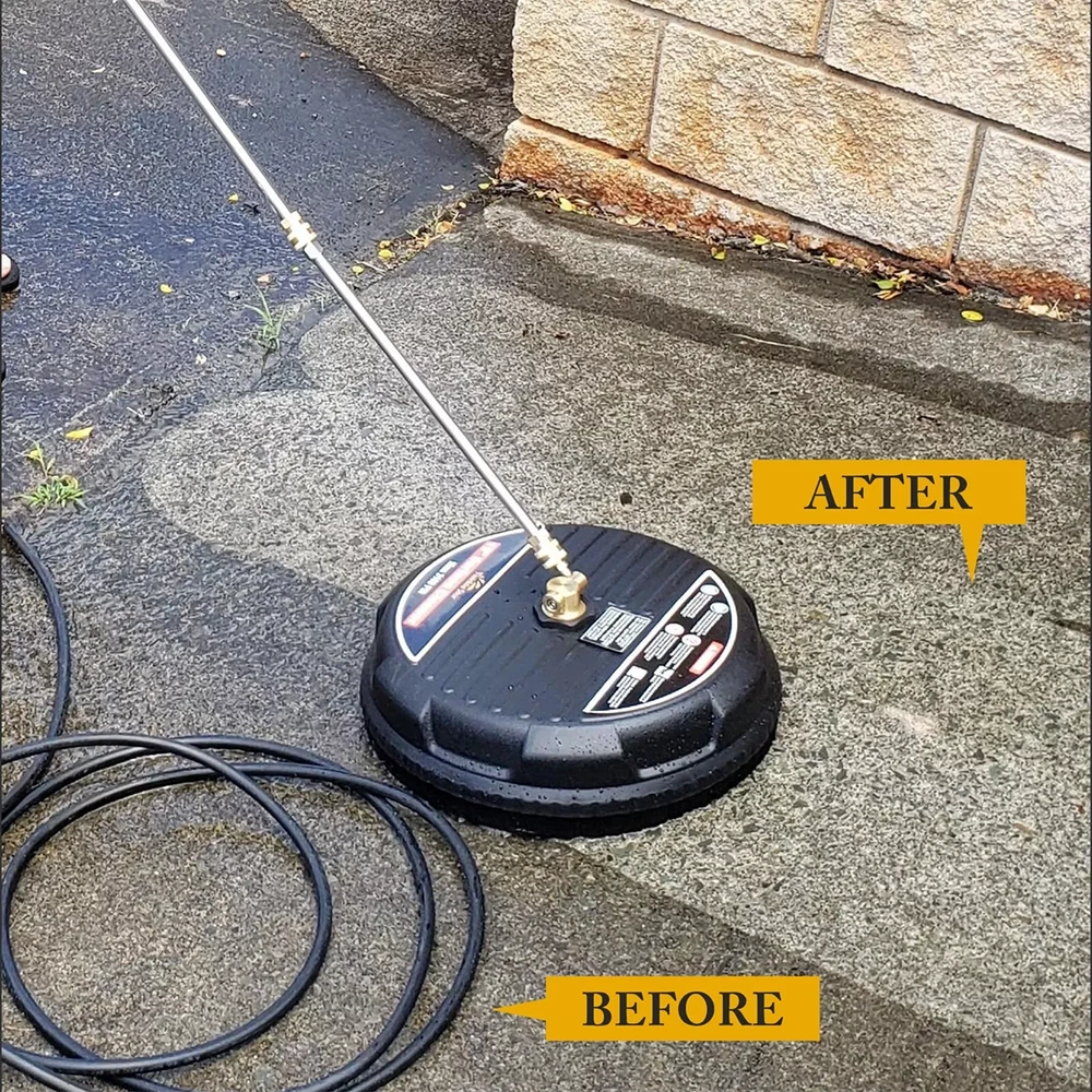 15 Inch Pressure Washer Surface Cleaner 4000PSI Power Washer Attachment for Deck