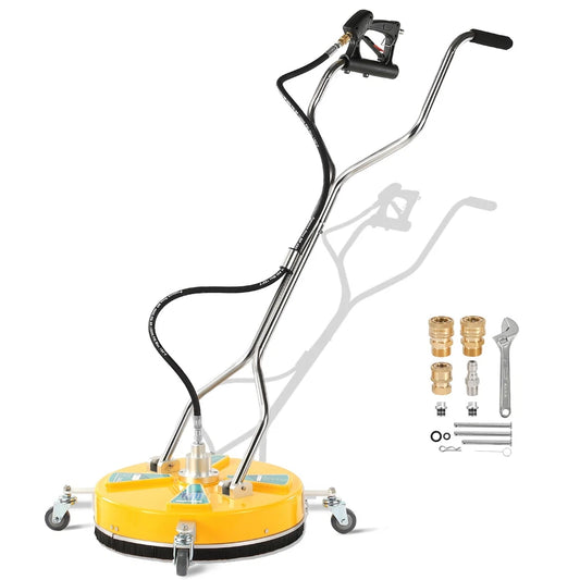 20'' Pressure Washer Surface Cleaner, Surface Cleaner Dual Handle, Power Wash...