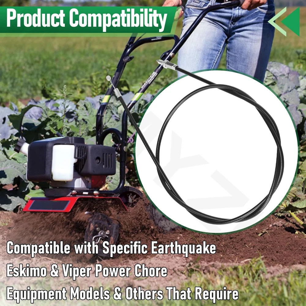 14645 Throttle Cable for Earthquake/Viper Mini-Tiller/Cultivator MC43 Series
